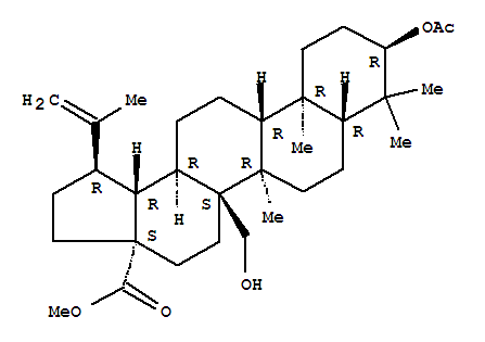3-Acetoxy-27-hydroxy-20(29)-lupen
-28-oic acid methyl ester