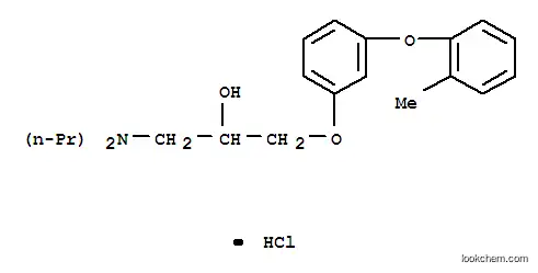 1-(dipropylamino)-3-[2-(2-methylphenoxy)phenoxy]propan-2-ol hydrochloride (1:1)