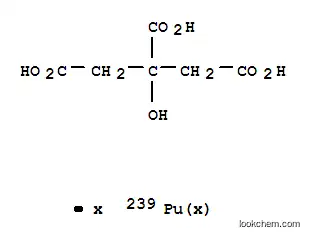 Molecular Structure of 26677-58-7 ((~239~Pu)plutonium - 2-hydroxypropane-1,2,3-tricarboxylic acid (1:1))