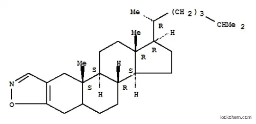 Molecular Structure of 26708-51-0 (Cholest-2-eno[2,3-d]isoxazole(8CI,9CI))