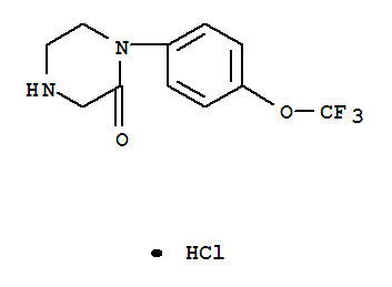 1-(4-(TRIFLUOROMETHOXY)PHENYL) PIPERAZIN-2-ONE HYDROCHLORIDE