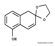 Molecular Structure of 26851-23-0 (Spiro[1,3-dioxolane-2,2'(1'H)-naphthalen]-5'-ol)