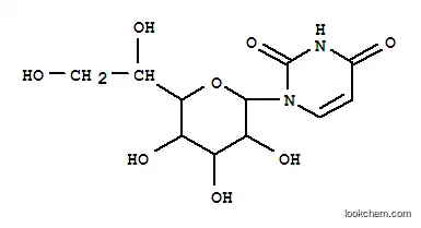 Molecular Structure of 26851-35-4 (2,4(1H,3H)-Pyrimidinedione,1-heptopyranosyl- (9CI))