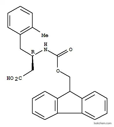 Molecular Structure of 269398-81-4 (FMOC-(R)-3-AMINO-4-(2-METHYL-PHENYL)-BUTYRIC ACID)