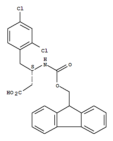 Benzenebutanoic acid,2,4-dichloro-b-[[(9H-fluoren-9-ylmethoxy)carbonyl]amino]-,(bS)-