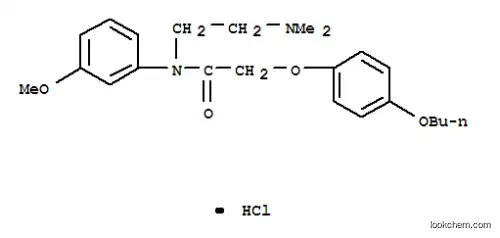 Acetamide, N-(m-anisyl)-2-(p-butoxyphenoxy)-N-(2-(dimethylamino)ethyl)-, hydrochloride