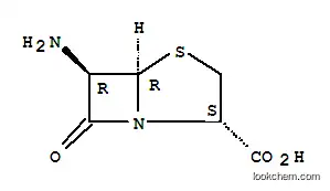 Molecular Structure of 27565-66-8 (4-Thia-1-azabicyclo[3.2.0]heptane-2-carboxylicacid,6-amino-7-oxo-,)
