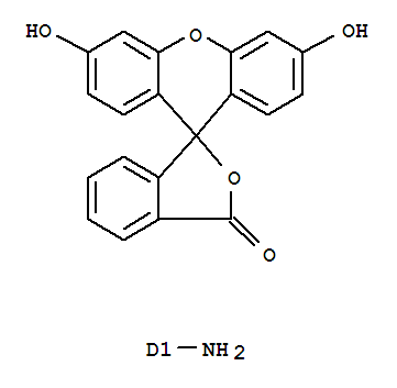 Spiro[isobenzofuran-1(3H),9'-[9H]xanthen]-3-one,5(or 6)-amino-3',6'-dihydroxy-
