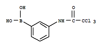 {3-[(trichloroacetyl)amino]phenyl}boronic acid