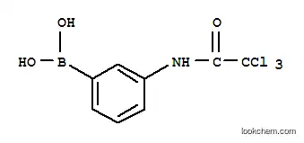 Molecular Structure of 276669-74-0 (3-(2,2,2-TRICHLOROACETAMIDO)BENZENEBORONIC ACID)