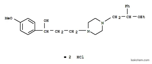 3-[4-(1-ethoxy-2-phenylethyl)piperazin-1-yl]-1-(4-methoxyphenyl)propan-1-ol dihydrochloride