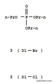 Molecular Structure of 27774-45-4 (1-Propanol,bromochloro-, phosphate (3:1))