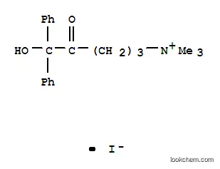 Molecular Structure of 27842-35-9 (5-hydroxy-N,N,N-trimethyl-4-oxo-5,5-diphenylpentan-1-aminium iodide)