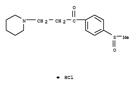 4'-METHYLSULFINYL-3-PIPERIDIN-1-YLPROPIOPHENONE HCL