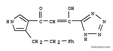 3-hydroxy-3-[5-(2-phenylethyl)-1H-pyrrol-3-yl]-1-(2H-tetrazol-5-yl)prop-2-en-1-one