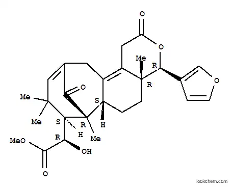 Molecular Structure of 28227-98-7 (7,11-Methano-2H-cycloocta[f][2]benzopyran-8-aceticacid, 4-(3-furanyl)-1,4,4a,5,6,6a,7,8,9,12-decahydro-a-hydroxy-4a,7,9,9-tetramethyl-2,13-dioxo-,methyl ester, (aR,4R,4aR,6aS,7R,8S)-(9CI))