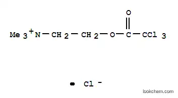 Molecular Structure of 28236-13-7 (N,N,N-trimethyl-2-[(trichloroacetyl)oxy]ethanaminium chloride)