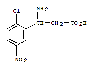 Benzenepropanoic acid, b-amino-2-chloro-5-nitro-