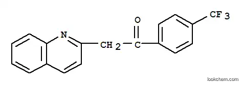 Molecular Structure of 283597-72-8 (2-QUINOLIN-2-YL-1-[4-(TRIFLUOROMETHYL)PHENYL]ETHANONE)