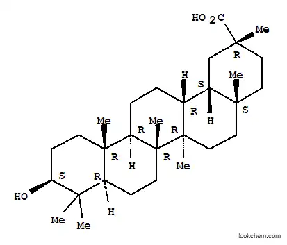 Molecular Structure of 28401-13-0 (Oleanan-29-oic acid,3-hydroxy-, (3b,20a)- (9CI))