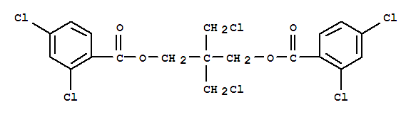 Benzoic acid,2,4-dichloro-, 2,2-bis(chloromethyl)trimethylene ester (8CI) cas  28456-77-1