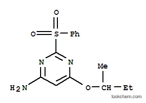 6-(1-methylpropoxy)-2-(phenylsulfonyl)pyrimidin-4-amine