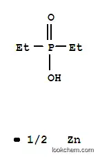 Molecular Structure of 284685-45-6 (Phosphinic acid,P,P-diethyl-, zinc salt (2:1))
