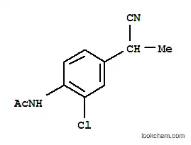 2-(4-ACETAMINO-3-CHLOROPHENYL)PROPIONITRILE
