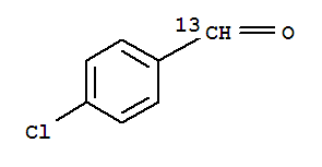 Benzaldehyde-formyl-13C,4-chloro- (9CI)
