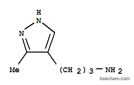 Molecular Structure of 28739-42-6 (3-(5-METHYL-1H-PYRAZOL-4-YL)PROPYLAMINE)