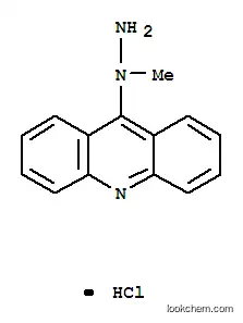 Molecular Structure of 28846-36-8 (9-(1-methylhydrazinyl)acridine hydrochloride (1:1))