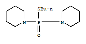 Phosphinothioic acid,di-1-piperidinyl-, S-butyl ester (9CI) cas  28869-81-0