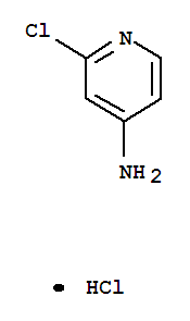 Molecular Structure of 2897-42-9 (4-Pyridinamine,2-chloro-, hydrochloride (1:1))