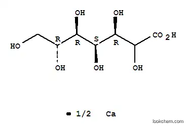 D-gluco-Heptonic acid,calcium salt (2:1), (2x)-