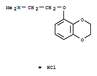 2-(2,3-dihydro-1,4-benzodioxin-8-yloxy)ethyl-dimethylazanium chloride