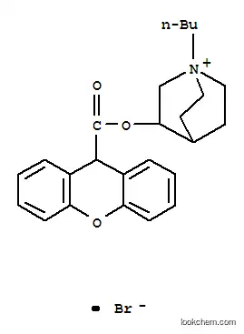 Molecular Structure of 29125-67-5 (1-butyl-3-[(9H-xanthen-9-ylcarbonyl)oxy]-1-azoniabicyclo[2.2.2]octane bromide)
