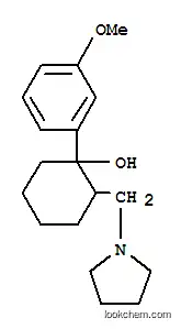 Molecular Structure of 2914-82-1 (1-(3-Methoxyphenyl)-2-(1-pyrrolidinylmethyl)-1-cyclohexanol)