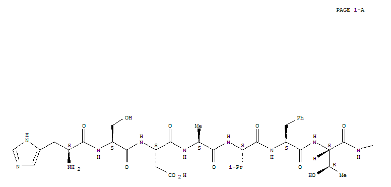 L-Alaninamide,L-histidyl-L-seryl-L-a-aspartyl-L-alanyl-L-valyl-L-phenylalanyl-L-threonyl-L-a-aspartyl-L-asparaginyl-L-tyrosyl-L-alanyl-L-arginyl-L-leucyl-L-arginyl-L-lysyl-L-glutaminyl-L-methionyl-L-a