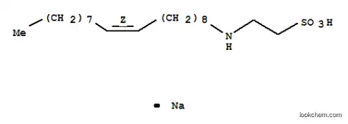 Molecular Structure of 29169-69-5 (sodium 2-[[(Z)-octadec-9-enoyl]amino]ethanesulfonic acid)