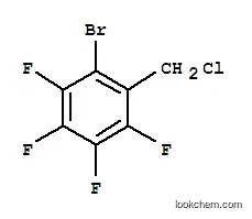 Molecular Structure of 292621-50-2 (2-BROMO-3,4,5,6-TETRAFLUOROBENZYLCHLORIDE)
