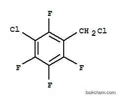 Molecular Structure of 292621-59-1 (3-Chloro-2,4,5,6-tetrafluorobenzylchloride)