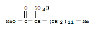 Tetradecanoic acid,2-sulfo-, 1-methyl ester