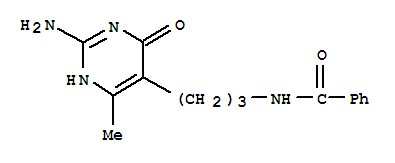 Benzamide,N-[3-(2-amino-1,6-dihydro-4-methyl-6-oxo-5-pyrimidinyl)propyl]- cas  2954-14-5