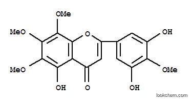 Molecular Structure of 29550-07-0 (4',6,7,8-Tetramethoxy-3',5,5'-trihydroxyflavone)