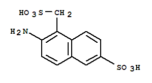 1-Naphthalenemethanesulfonicacid, 2-amino-6-sulfo-