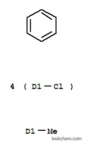 Molecular Structure of 29733-70-8 (1,2,4,5-tetrachloro-3-methylbenzene)