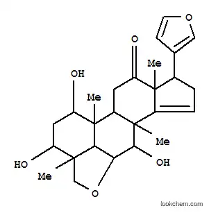 Molecular Structure of 29803-86-9 ((17α)-21,23-Epoxy-4β,5α,5',6β-tetrahydro-1α,3α,7α-trihydroxy-4β,8-dimethyl-24-norchol-5-eno[6,5,4-bc]furan-14,20,22-trien-12-one)