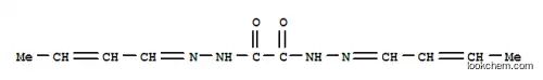 Molecular Structure of 29816-25-9 (Ethanedioic acid,1,2-bis[2-(2-buten-1-ylidene)hydrazide])