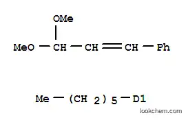Molecular Structure of 29896-45-5 (hexyl-1,1-dimethoxy-3-phenylprop-2-ene)