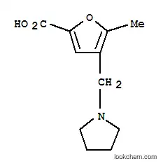 Molecular Structure of 299920-96-0 (5-METHYL-4-PYRROLIDIN-1-YLMETHYL-FURAN-2-CARBOXYLIC ACID)